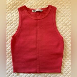 Zara Bold Red Tank Top